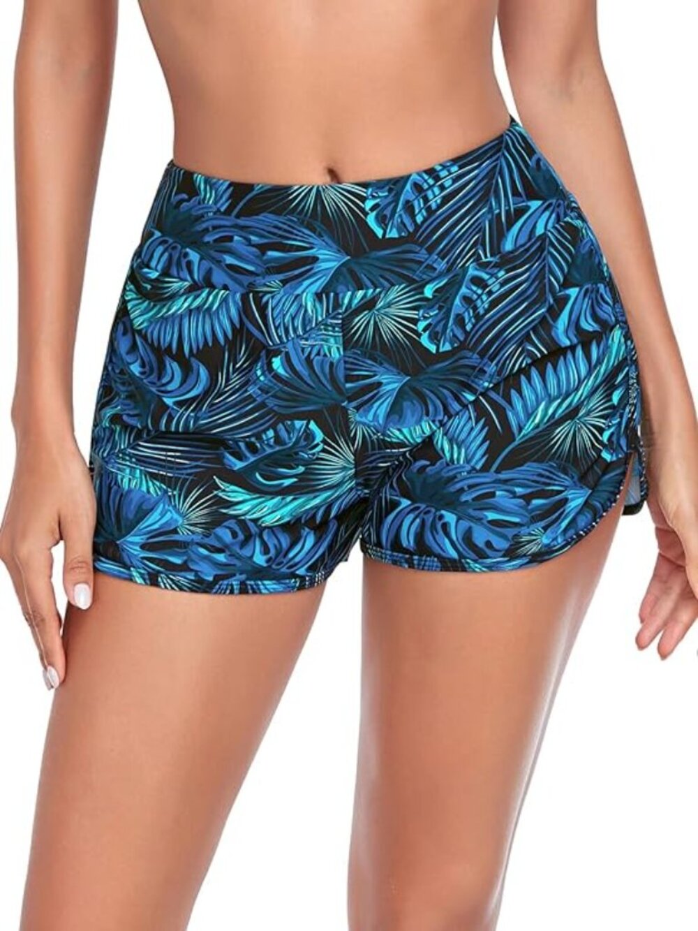 RELLECIGA Women's Board Shorts High Waisted Swim Shorts X-Large